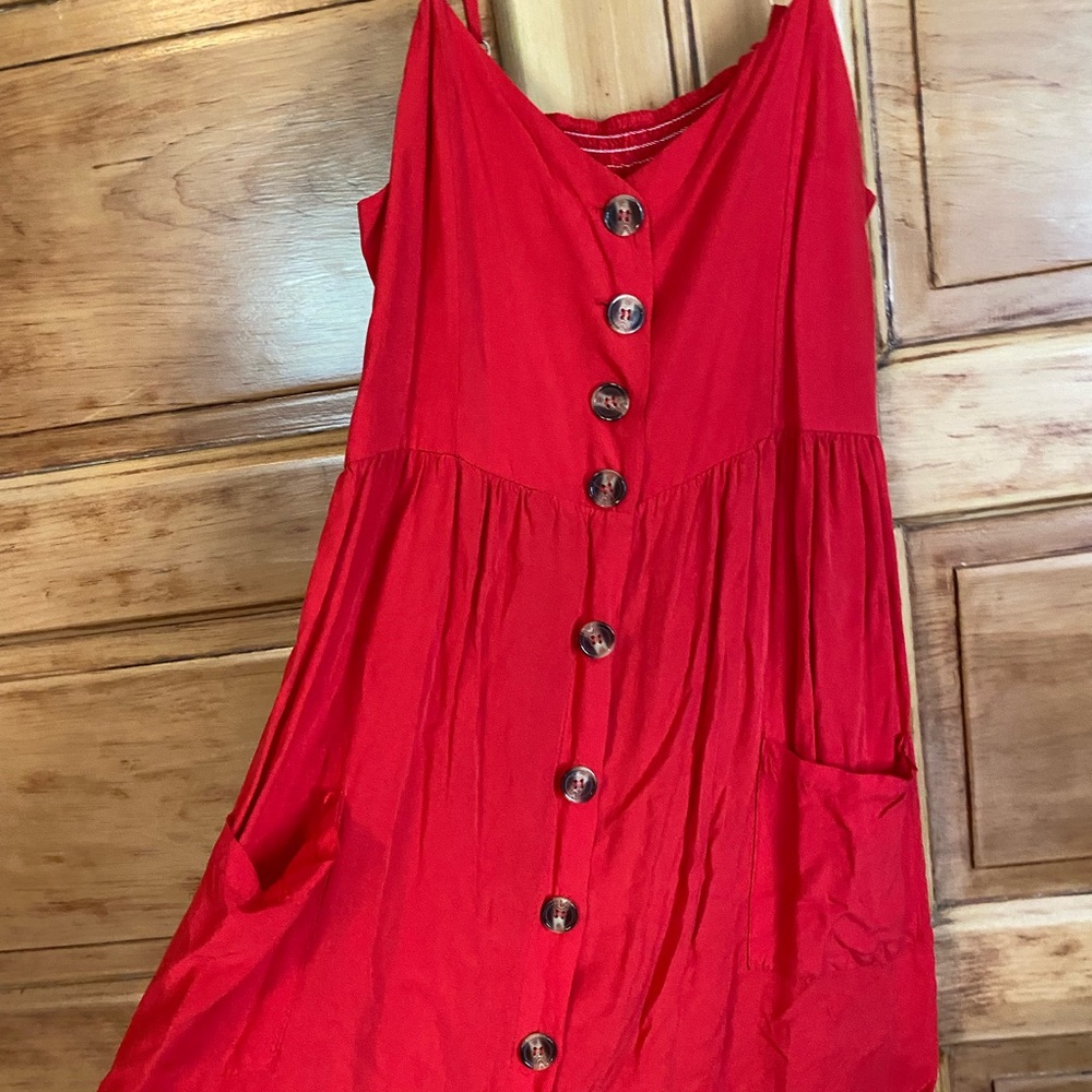 Red dress